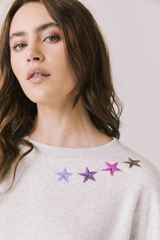 CW9388-CHA8177 Star Chainstitch