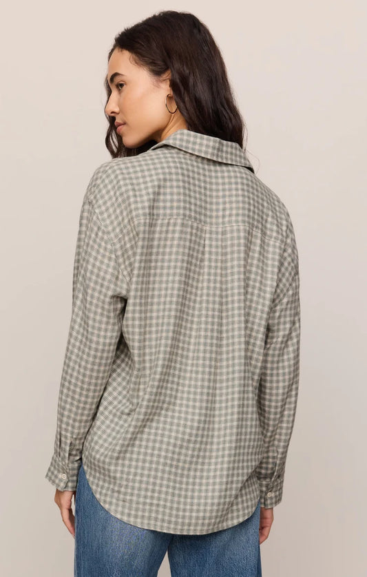 ZT253834 River Plaid Button Up