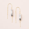 Rectangle Stone Earring
