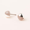 Dipped Stone Stud Earring