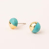 Dipped Stone Stud Earring