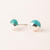 Dipped Stone Stud Earring