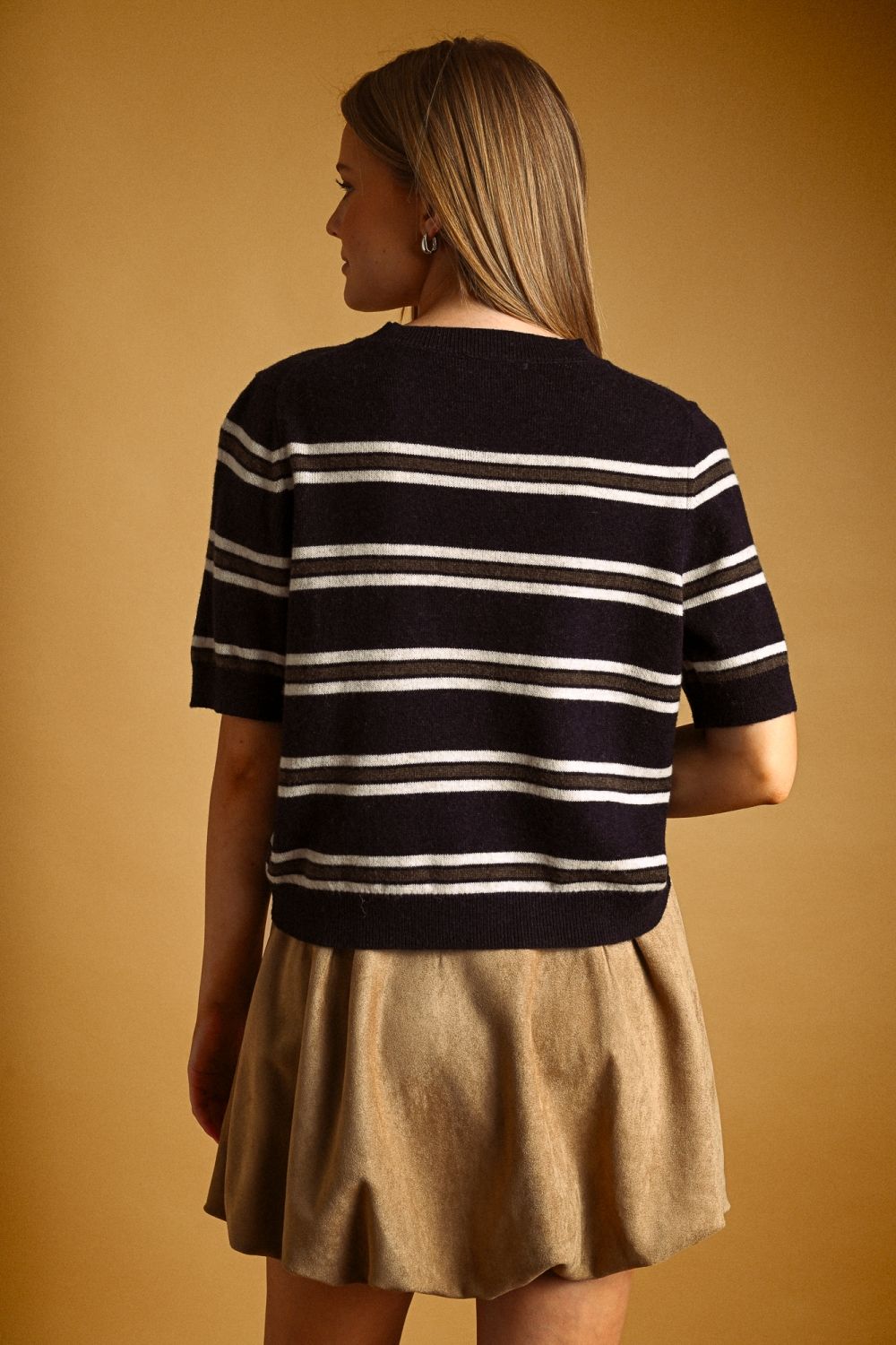MM290B20 S/S Stripe Sweater