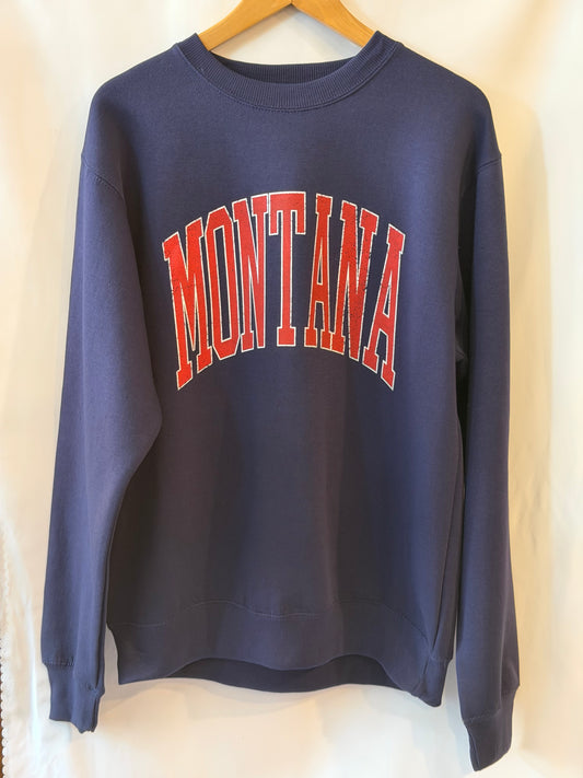 LL123N30 Vintage Montana  Red and Navy