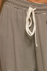 BL584B21 Micro Stripe Wide Leg Pant