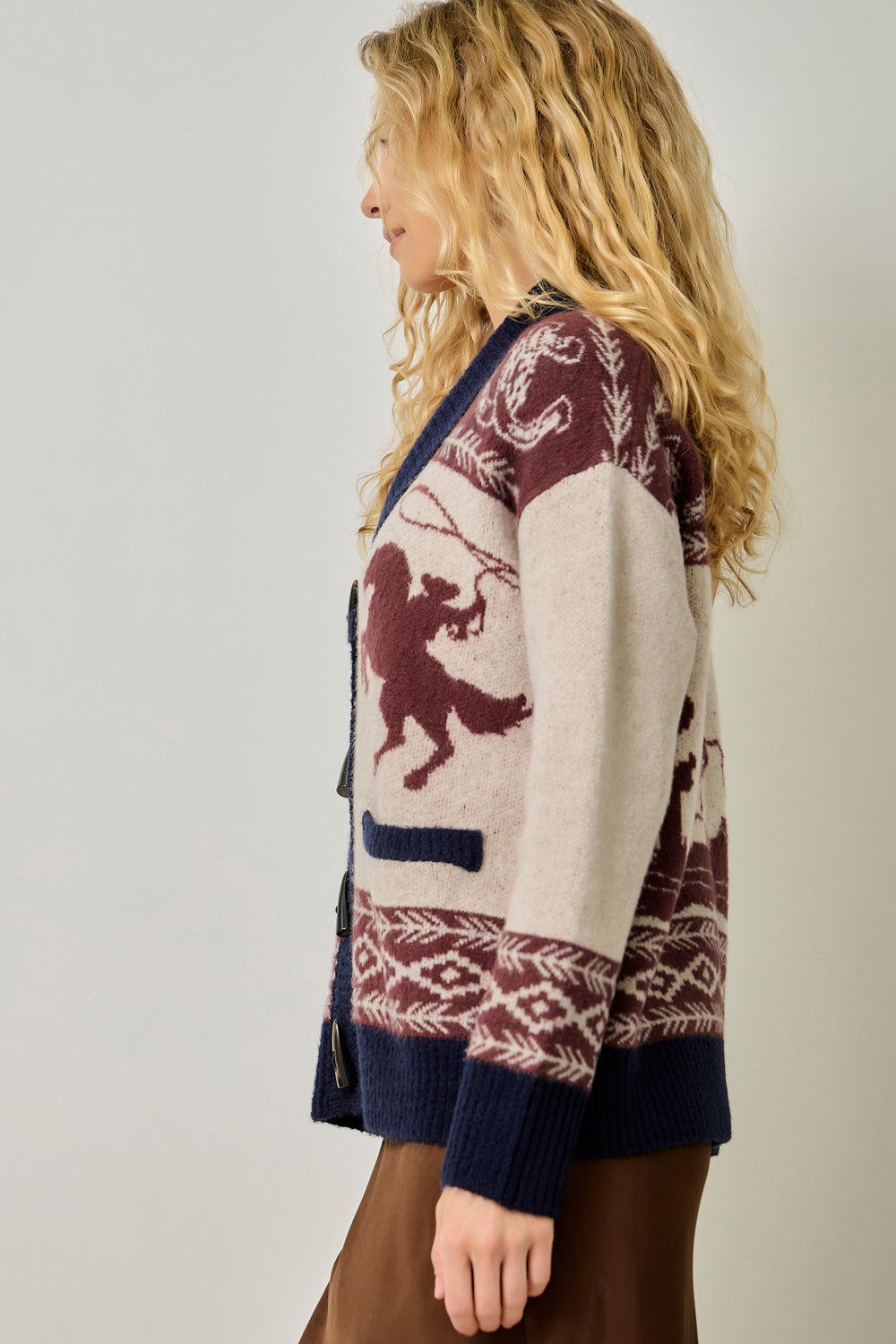 Western Motif Cardigan