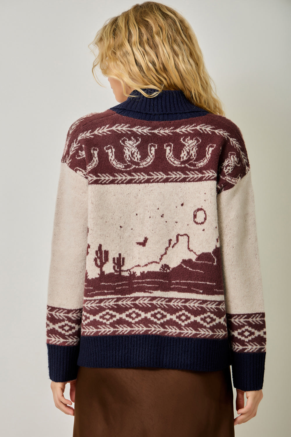 Western Motif Cardigan