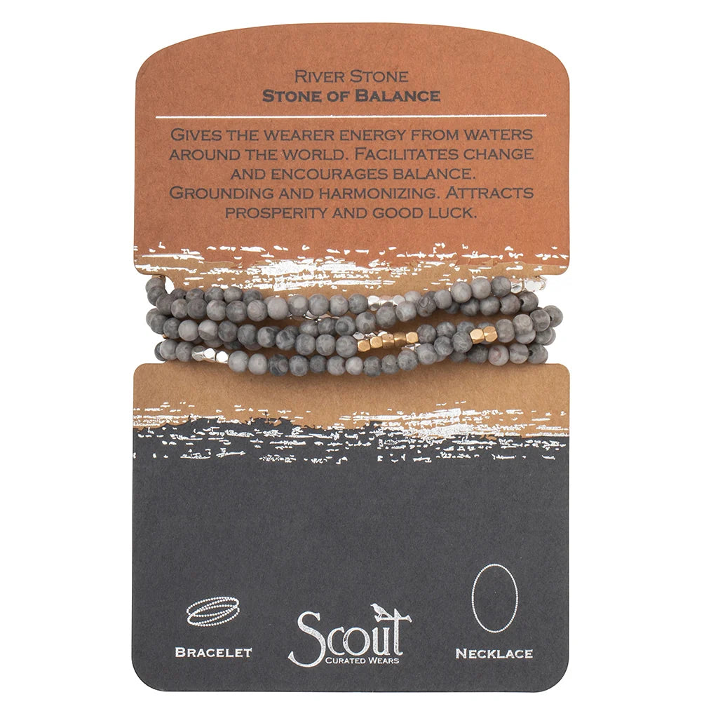 Stone Wrap Bracelet/Necklace