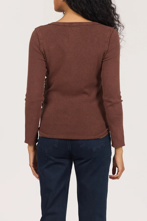 EDIE Ribbed Henley