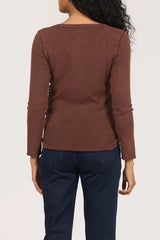 EDIE Ribbed Henley