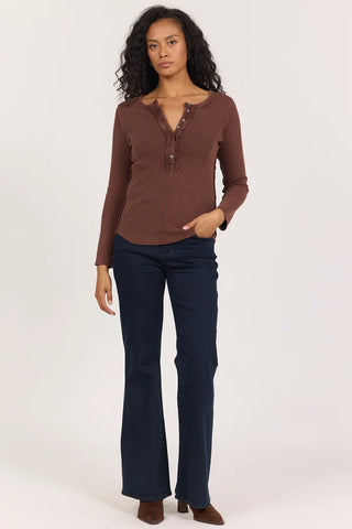 EDIE Ribbed Henley