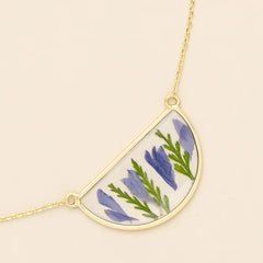 Pressed Flower Necklace