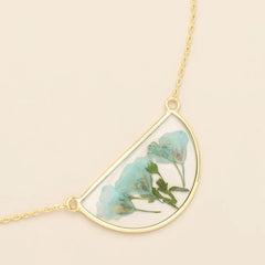 Pressed Flower Necklace