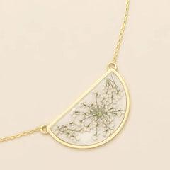 Pressed Flower Necklace
