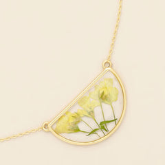 Pressed Flower Necklace