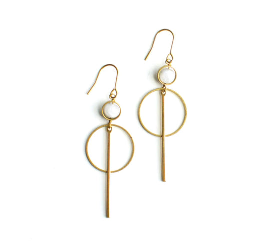 Moonstone Earring