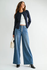 DP876 Lightweight Button Relaxed Jean