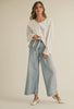 MM488P33 Tie Denim Pant