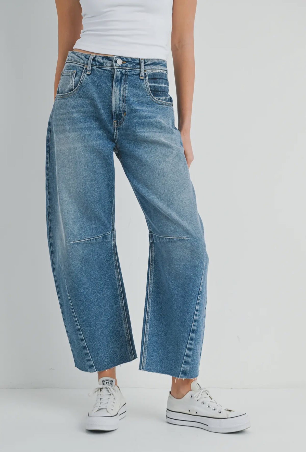 BP473J Barrel Espresso & Medium Denim