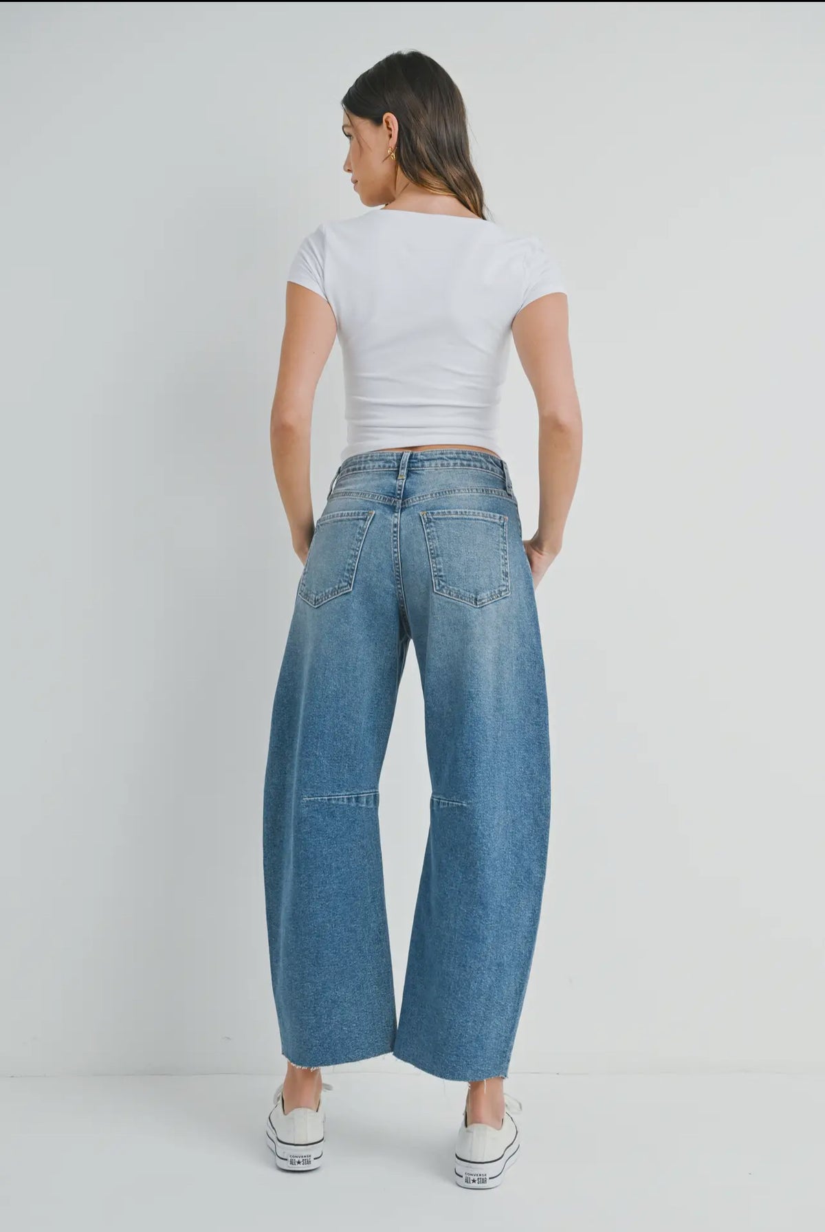 BP473J Barrel Espresso & Medium Denim