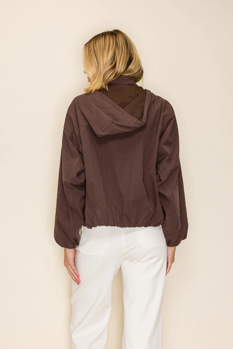 Hooded Windbreaker Jacket