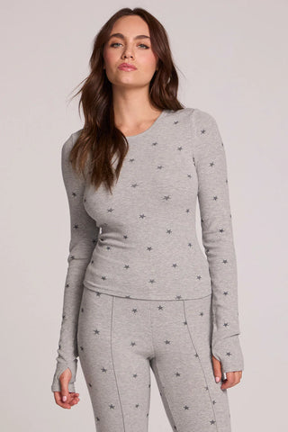CWA726-STAR Ribbed Top