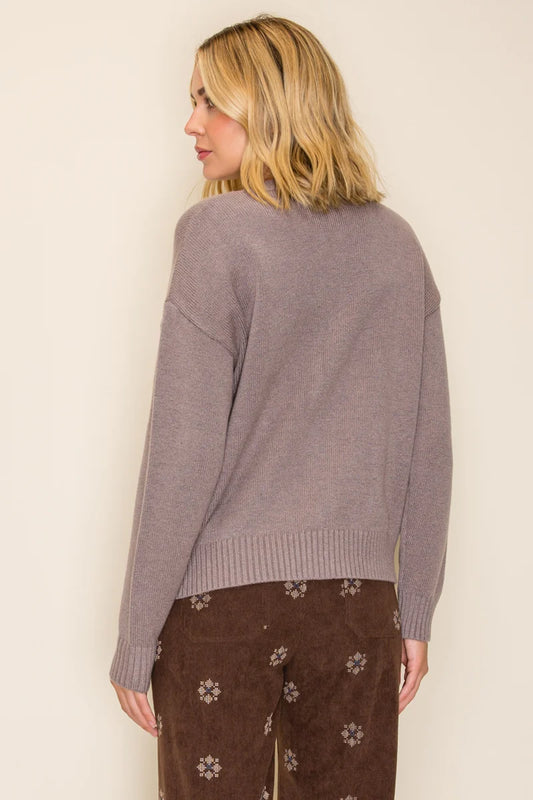 IW49810 Zip Front Cardigan