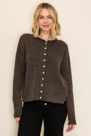 IW49845 Relaxed Knit Cardigan