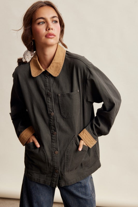 LT271L29 Long Canvas Jacket