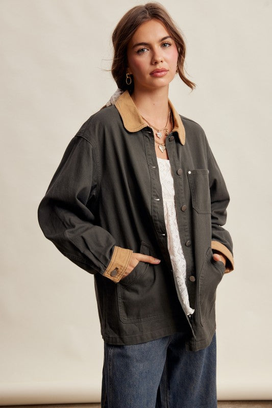 LT271L29 Long Canvas Jacket
