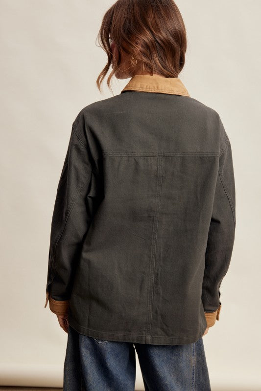 LT271L29 Long Canvas Jacket