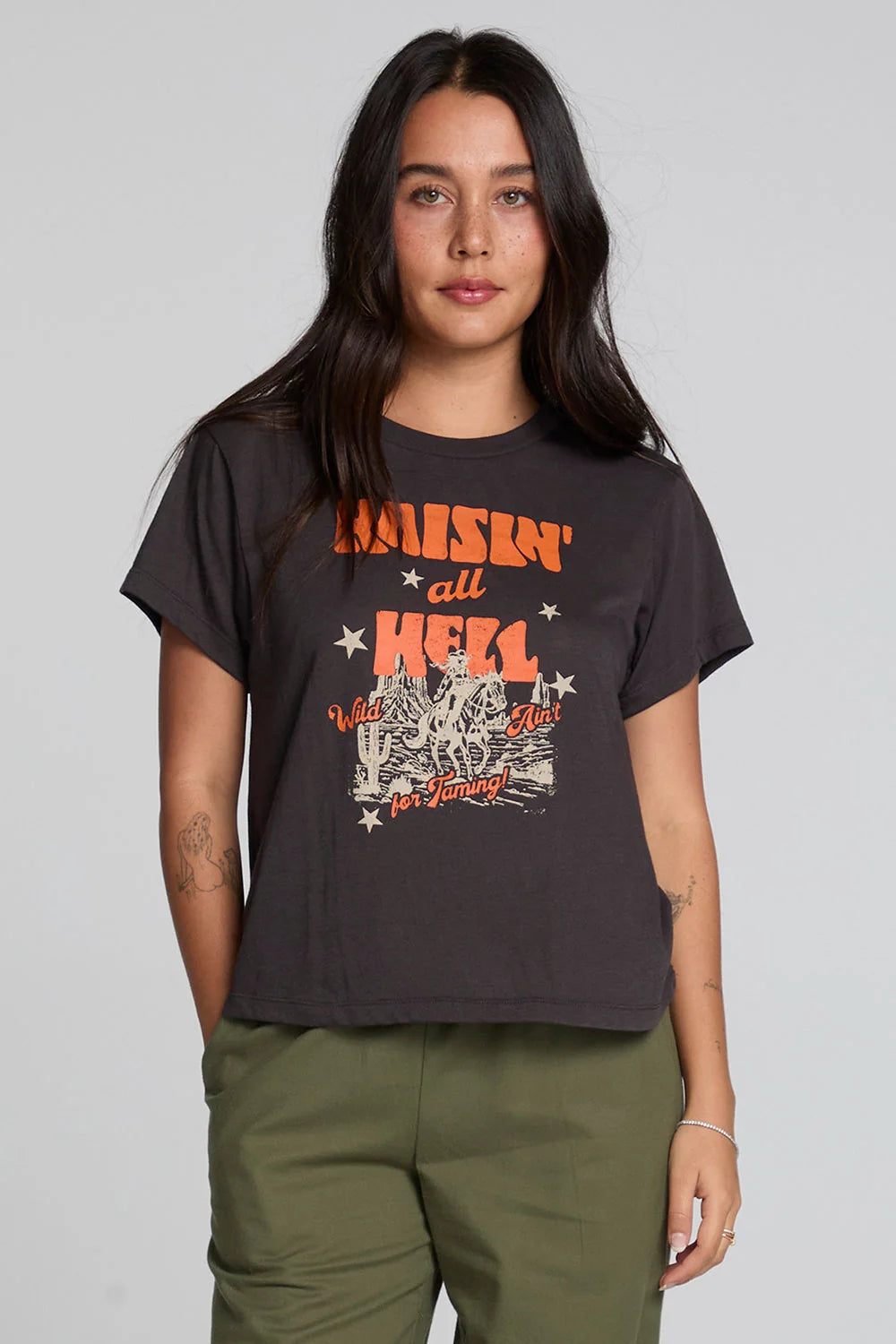 CW9281-CHA8355 Wild and Free Tee