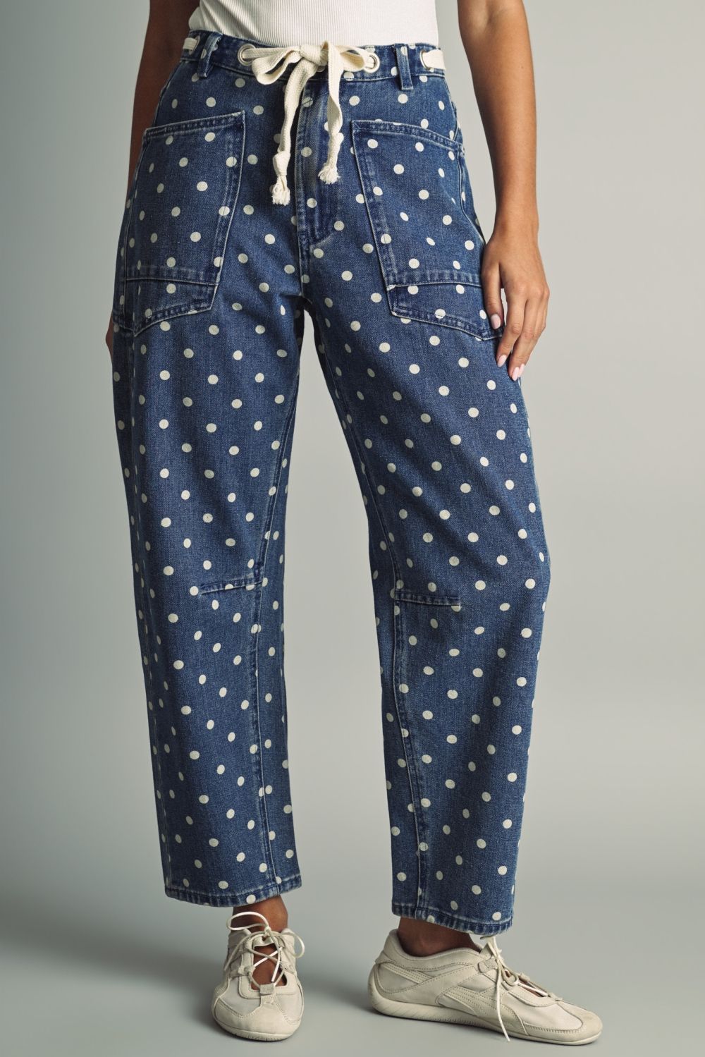 MM822P37 Polka Dot Barrel Pant