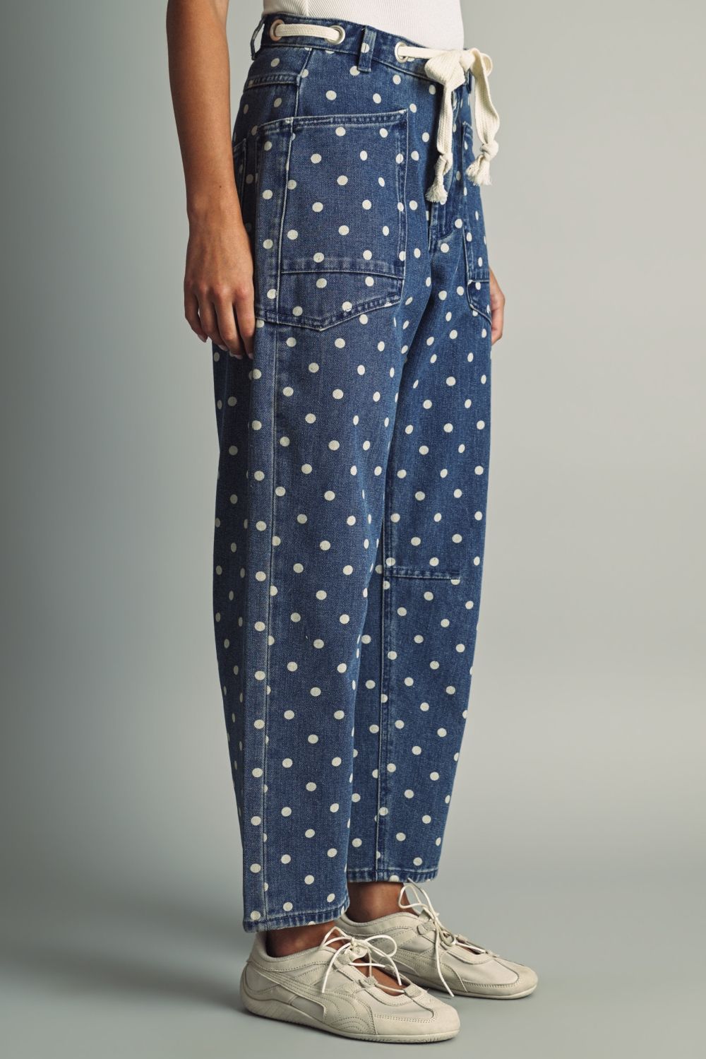 MM822P37 Polka Dot Barrel Pant