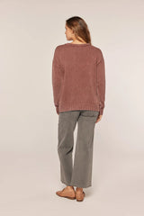 IW49263 Washed Knit Sweater