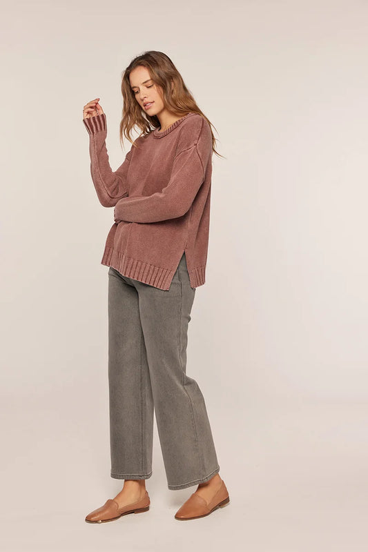 IW49263 Washed Knit Sweater
