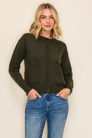 IW49839 Button Front Cardi