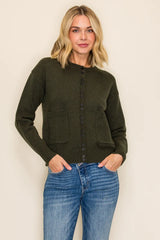 IW49839 Button Front Cardi