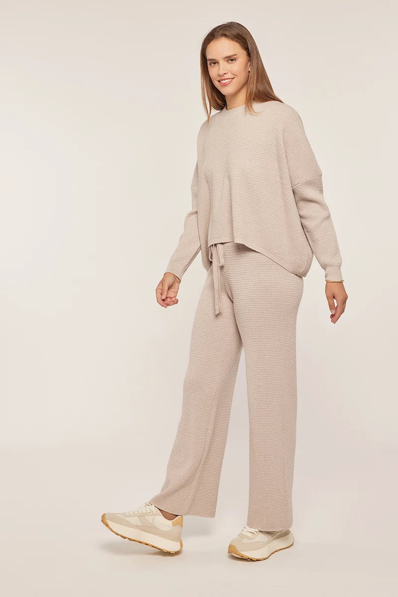IWS48240 Waffle Boxy Fit Sweater