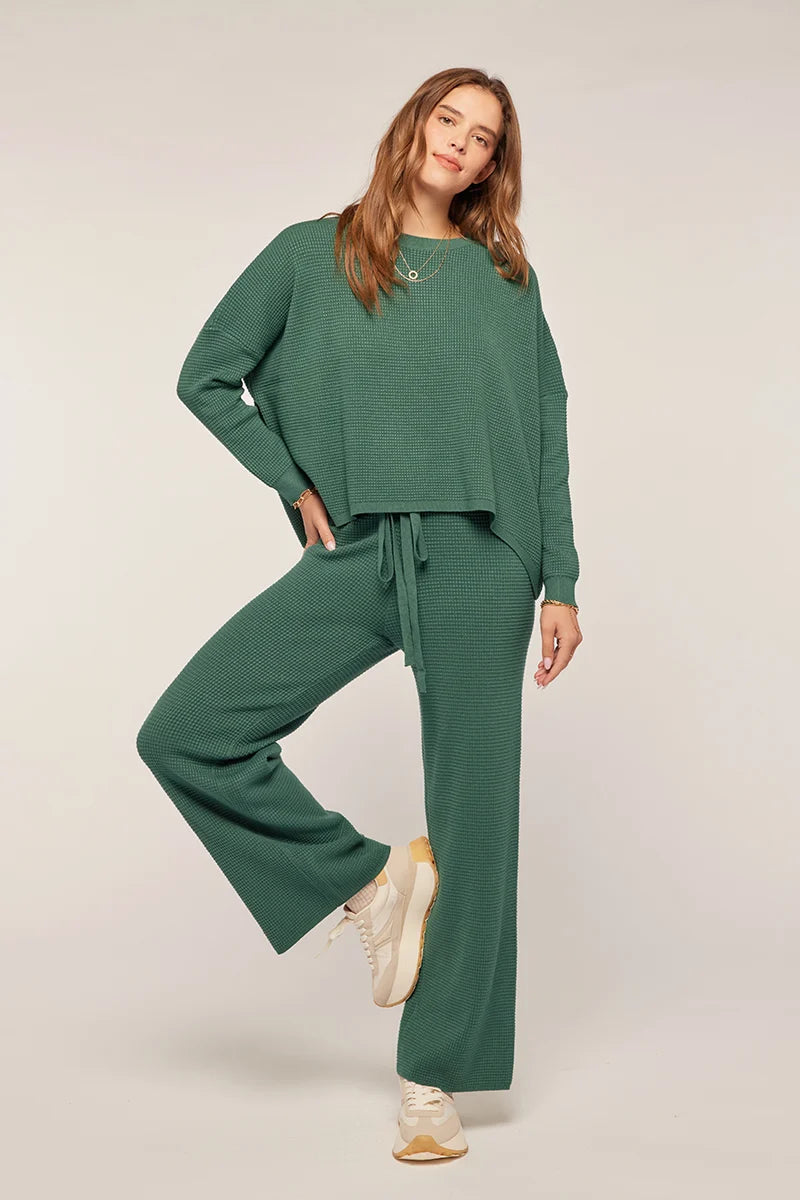 IWS48240 Waffle Boxy Fit Sweater