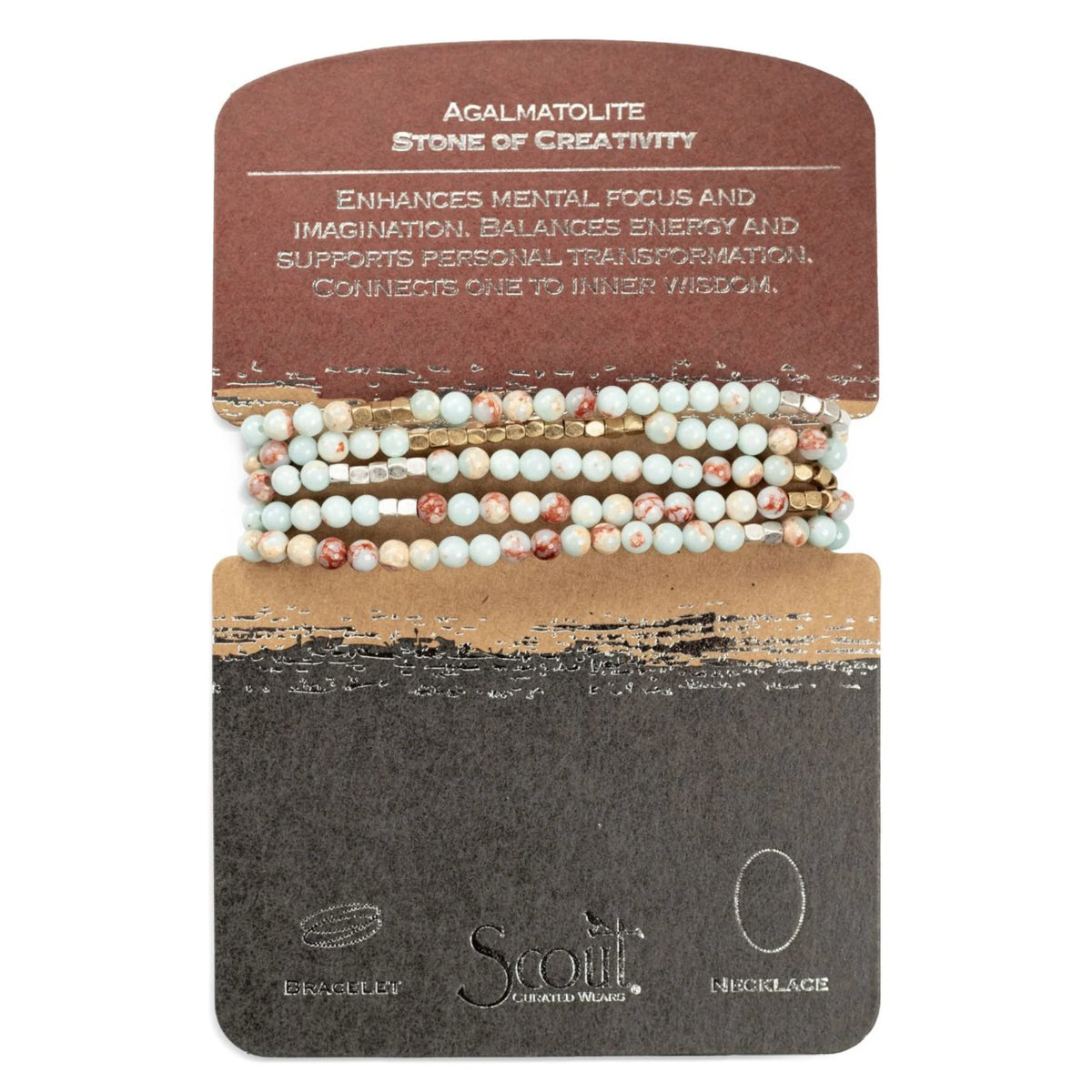 Stone Wrap Bracelet/Necklace