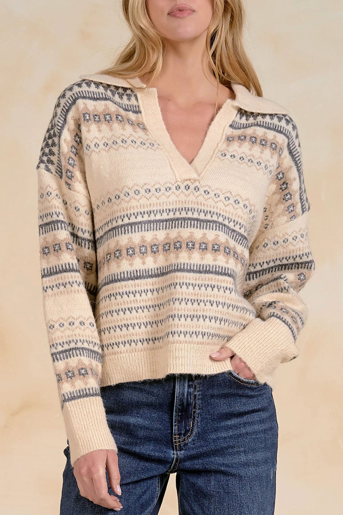 Collar Sweater
