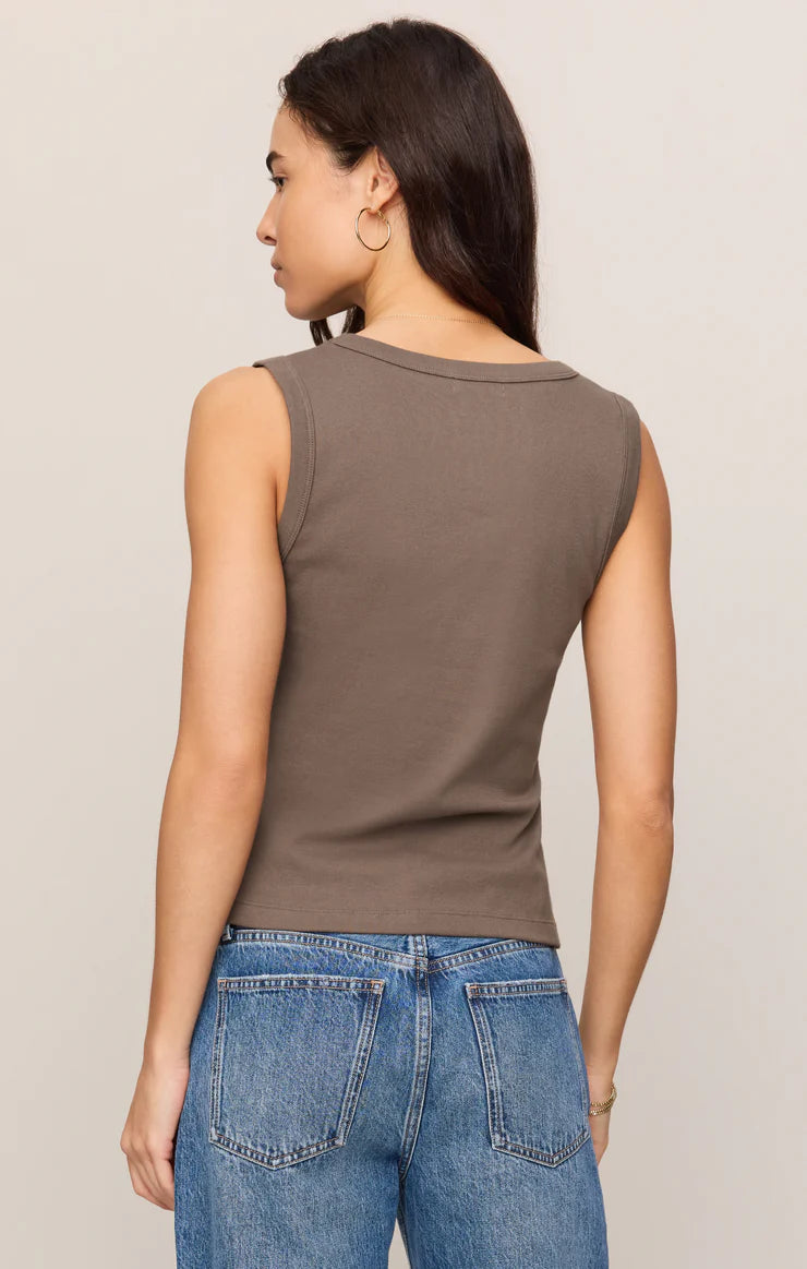 ZT263201 Ellie V Neck Tank