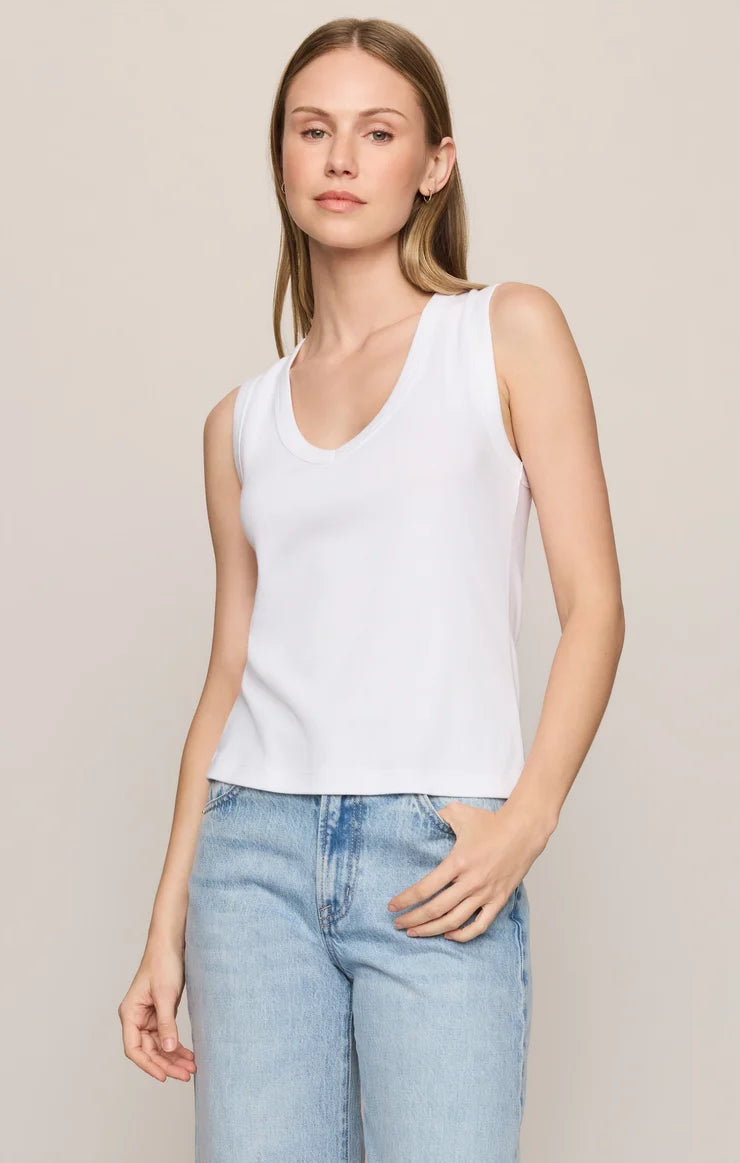 ZT263201 Ellie V Neck Tank