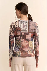 DD600M13 Wild Horse Mesh Top
