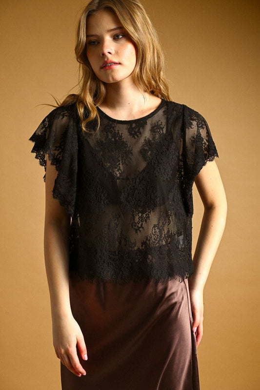 MM675L20 Lace Top