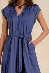 EL501V46 Maxi Cap Sleeve Dress