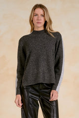 EL117C33 Colorblock Sweater