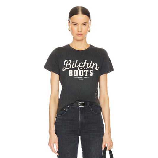 LR561B27 Bitchin In Boots Tee