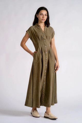 EL504T56 Midi Cap Slv Dress